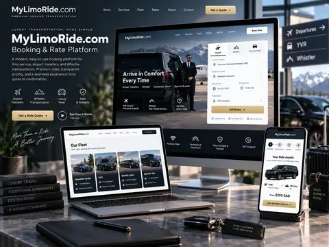 MyLimoRide.com website design case study